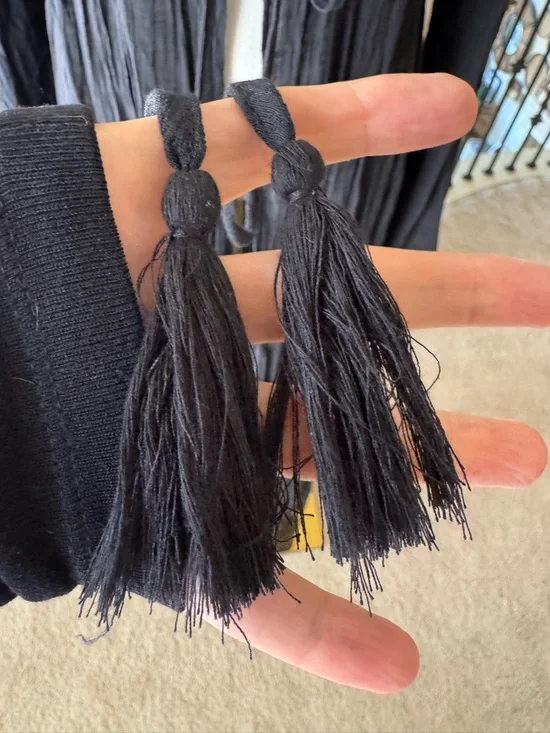 NWOT Aakaa Black Women's Swim Cover-Up Maxi Dress- size M - Picture 4 of 13